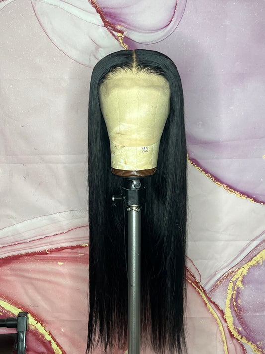 Glueless 5x5 transparent lace closure